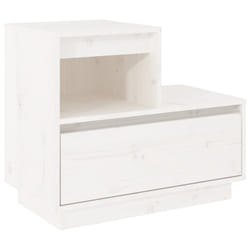 VidaXL 814376 Table de nuit et table de chevet Blanc