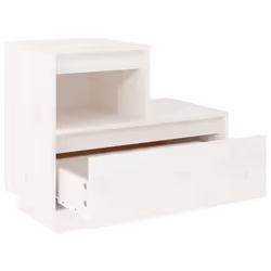 VidaXL 814377 Table de nuit et table de chevet Blanc - Vue supplémentaire 6