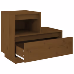 VidaXL 814381 Table de nuit et table de chevet Marron - Vue supplémentaire 6