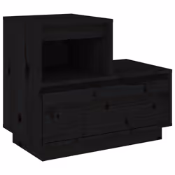 VidaXL 814383 Table de nuit et table de chevet Noir