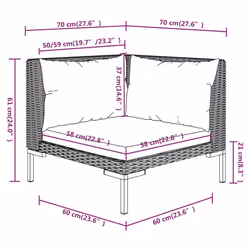 VidaXL 3099798 ensemble de meubles de jardin - Vue supplémentaire 8