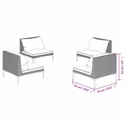 VidaXL 3099803 ensemble de meubles de jardin - Vue supplémentaire 5