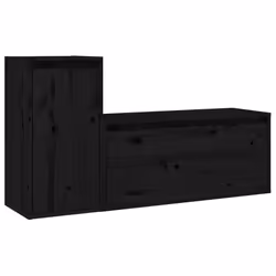 VidaXL 3100113, Noir, Bois, Bois, 1 pièce(s)