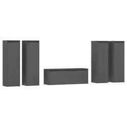 VidaXL 3100211, Gris, Bois, Bois, 1 pièce(s)