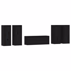 VidaXL 3100218, Noir, Bois, Bois, 1 pièce(s)