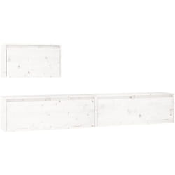 Vidaxl - Meubles tv 3 pcs Blanc Bois massif de pin