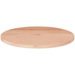 Dessus de table rond Ø50x1,5 cm Bois de chêne massif non traité
