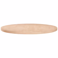 vidaXL Dessus de table rond Ø80x2,5 cm Bois de chêne massif non traité