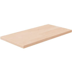 Panneau d'étagère 40x20x1,5 cm Bois de chêne massif non traité Vidaxl