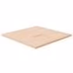 vidaXL Dessus de table carré 70x70x2,5 cm Bois chêne massif non traité