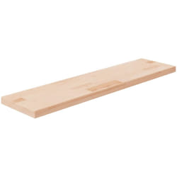 vidaXL Panneau d'étagère 80x20x2,5 cm Bois de chêne massif non traité