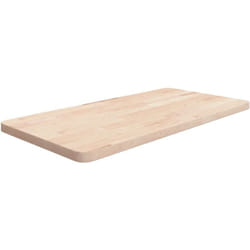 Vidaxl - Comptoir de salle de bain 80x40x2,5 cm Bois massif non traité