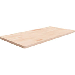 Vidaxl - Comptoir de salle de bain 100x50x2,5 cm Bois massif non traité