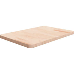 vidaXL Comptoir de salle de bain 60x40x2,5 cm Bois massif non traité