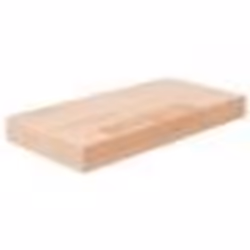 vidaXL Panneau d'étagère 40x20x4 cm Bois de chêne massif non traité