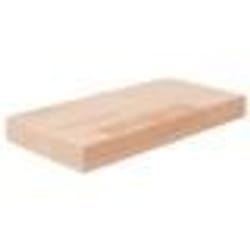 vidaXL Panneau d'étagère 40x20x4 cm Bois de chêne massif non traité