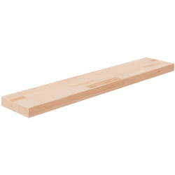 Panneau d'étagère 100x20x4 cm Bois de chêne massif non traité Vidaxl