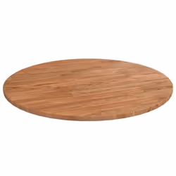 vidaXL Dessus de table rond Marron clair Ø50x1,5 cm Bois chêne traité