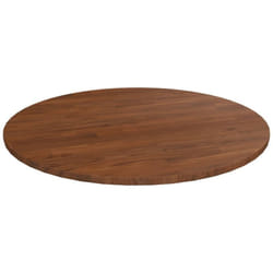 Dessus de table rond Marron foncé Ø80x1,5cm Chêne massif traité Vidaxl