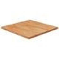 vidaXL Dessus de table carré Marron clair60x60x2,5cm Bois chêne traité