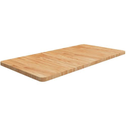 Vidaxl - Comptoir de salle de bain Marron clair 100x50x2,5cm Bois traité