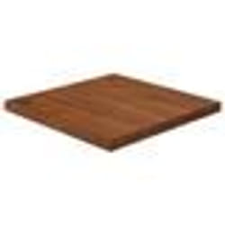 vidaXL Dessus de table carré Marron foncé40x40x2,5cm Bois chêne traité
