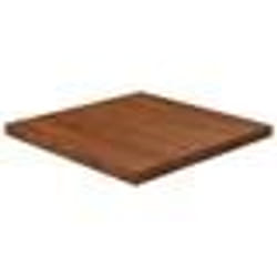 vidaXL Dessus de table carré Marron foncé 70x70x4cm Bois chêne traité