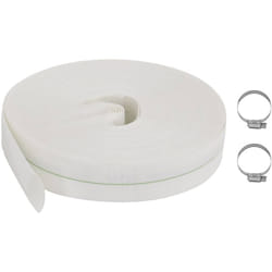 Vidaxl - Tube blanc flexible avec une section plate idéale pour l'irrigation différentes tailles taille : 25 mm/100 m