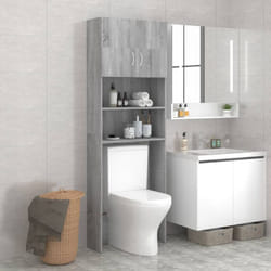 Vidaxl - Meuble pour machine à laver Sonoma gris 64x25,5x190 cm