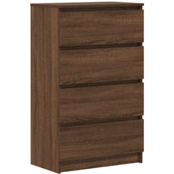 Vidaxl - Buffet Chêne marron 60x35x98,5 cm Bois d'ingénierie