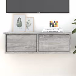 Cette armoire murale pratique peut être facilement fixée au mur, ce qui en fait une extension décorative et pratique de votre ...