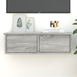 Vidaxl - Armoire murale Sonoma gris 60x26x18,5 cm Bois d'ingénierie