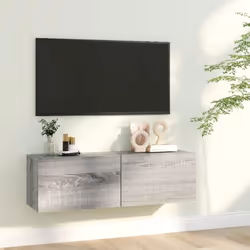 Description générale Ce meuble mural TV peut être facilement fixé au mur, ce qui en fait une extension décorative et pratique ...
