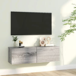Vidaxl - Armoire murale tv Sonoma gris 100x30x30 cm Bois d'ingénierie