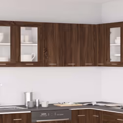 Cette armoire suspendue, au design simple, optimise votre espace de cuisine et offre un espace de rangement suffisant pour vo ...