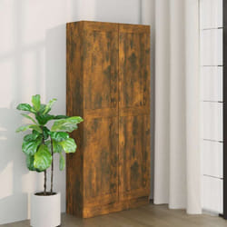 Vidaxl - Armoire à livres Chêne fumé 82,5x30,5x185,5cm Bois d'ingénierie
