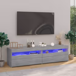 Avec un design à la fois élégant mais pratique, ces meubles TV avec éclairage LED deviendront certainement un point central d ...