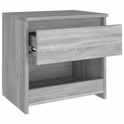 VidaXL 815131 Table de nuit et table de chevet Chêne - Vue supplémentaire 6