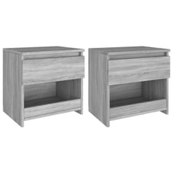 VidaXL 815132 Table de nuit et table de chevet Chêne