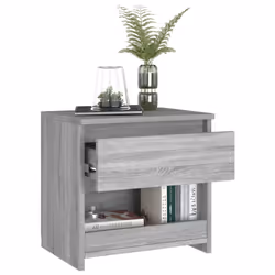 VidaXL 815132 Table de nuit et table de chevet Chêne