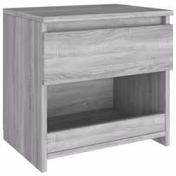VidaXL 815132 Table de nuit et table de chevet Chêne - Vue supplémentaire 4