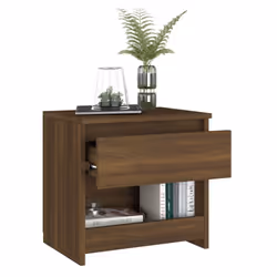 VidaXL 815134 Table de nuit et table de chevet Chêne