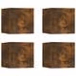 vidaXL Meubles TV muraux 4 pcs Chêne fumé 30,5x30x30 cm