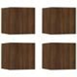 vidaXL Meubles TV muraux 4 pcs Chêne marron 30,5x30x30 cm