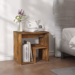 VidaXL 815177 Table de nuit et table de chevet Chêne