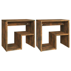 VidaXL 815178 Table de nuit et table de chevet Chêne