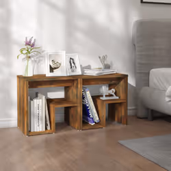 VidaXL 815178 Table de nuit et table de chevet Chêne