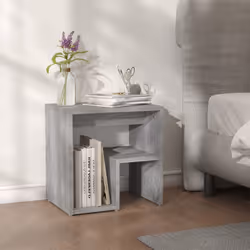 VidaXL 815179 Table de nuit et table de chevet Chêne