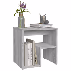 VidaXL 815179 Table de nuit et table de chevet Chêne - Vue supplémentaire 6