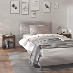 VidaXL 815182 Table de nuit et table de chevet Chêne - Vue supplémentaire 6